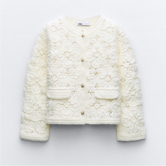 Zara Sweaters - Zara Knit Macram Sweater